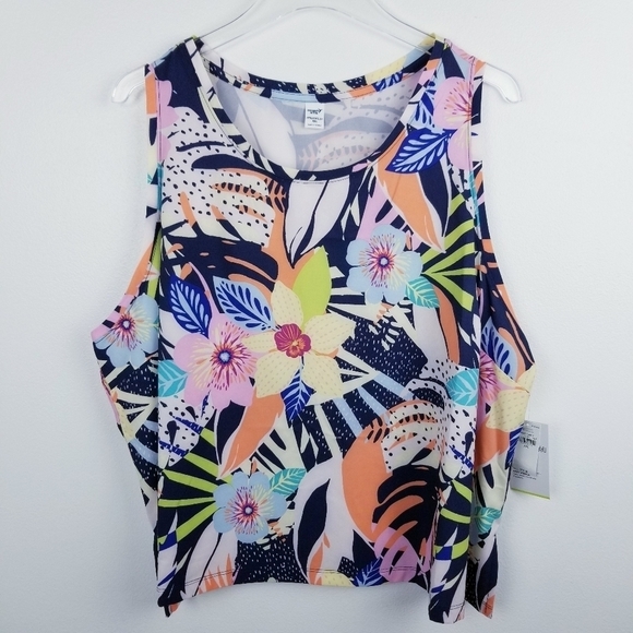 Old Navy Tops - Old Navy Active Women's Floral Sleeveless Tank Top NWT